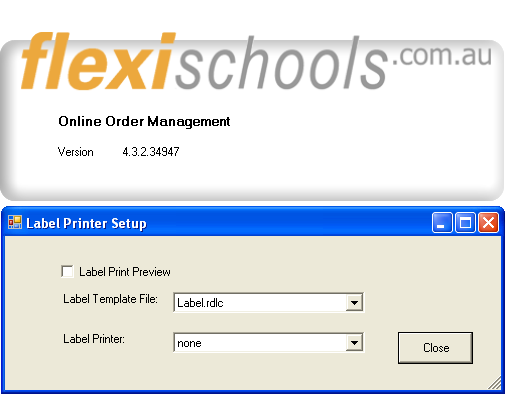 2. Run the FlexiSchools Online Ordering Management Software Please now reconnect to the internet. Logout out as the Administrator.