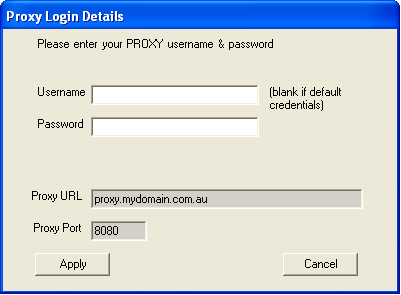 If you are using Windows Authentication, leave the Username and Password blank (most common).