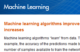 Learn More : Machine Learning with MATLAB http://www.mathworks.