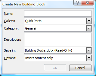 WHAT ARE QUICK PARTS? Quick parts enable a user to reuse parts of text, pictures or other content again and again. It can save time typing and is quick to use.