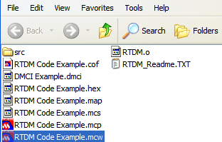 REAL-TIME DATA MONITOR USER S GUIDE Chapter 2. Getting Started This chapter describes how to run the RTDM code example, CE155, and how to add RTDM code to your application code.