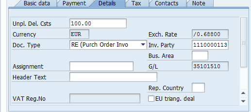 Add Unplanned Charges To enter Unplanned Charges: 1 Enter full invoice amount (including the unplanned