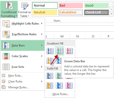 2. On the Home tab, in the Styles category, click Conditional Formatting. 3.