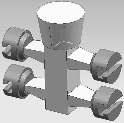 Fig 2: CAD and drafted model of Globe valve body 5. EXISTING DESIGN OF IC MODEL OF GLOBE VALVE The CAD model has been made in the modeling package CATIA V5 R16.