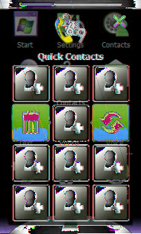 Quick Contacts 1. Tap Quick Contacts to activate it. 2.