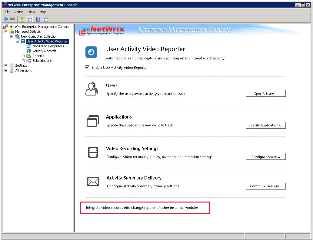 Figure 60: User Activity Video Reporter Page 2.