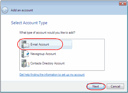 Setting up Windows Live Mail Step 1 Open Windows Live Mail. Click Tools, then Accounts in the drop down menu.