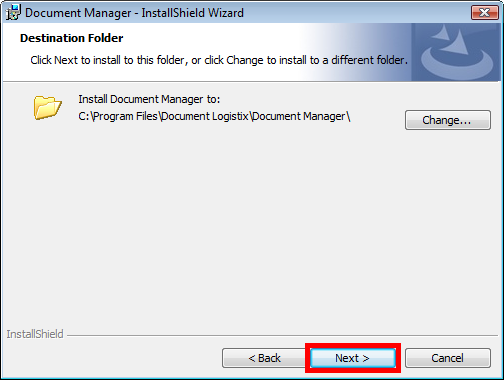 Installing the Document Manager 2.7 Client Upgrading to Document Manager 2.7 Step Description Screenshot Step 1 (cont.) 4. Double-click on the installation file for Document Manager 2.