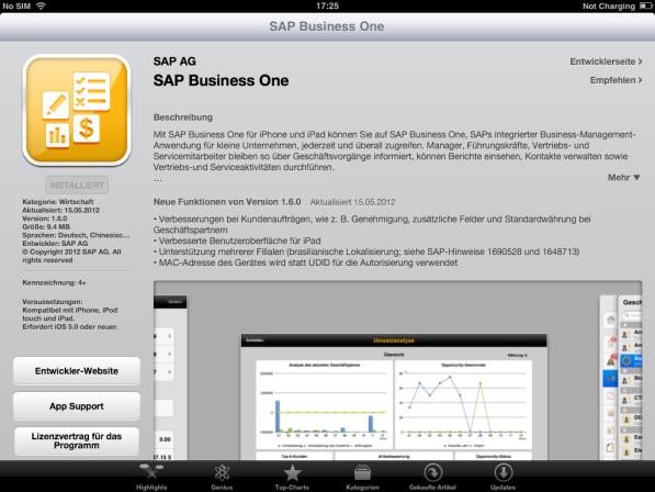 Installation and free trial for everyone Simply test-drive the app immediately Even if you re not a SAP Business One customer today,