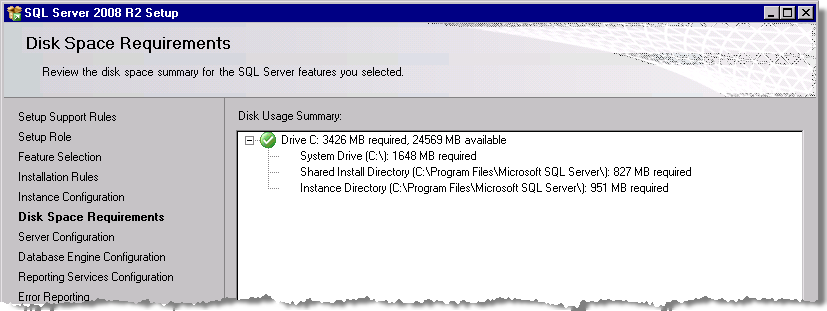 StruxureWare Power Monitoring 7.0.1 Installation Guide Installing SQL Server Click Next when you complete your selections.