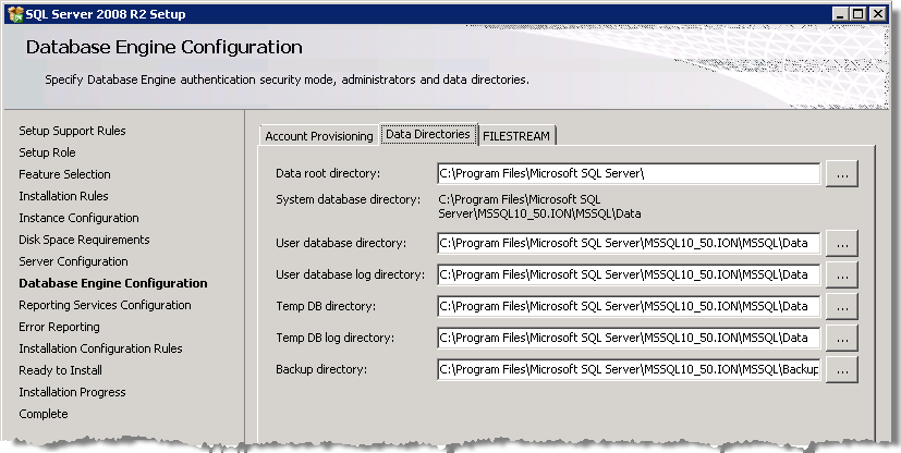StruxureWare Power Monitoring 7.0.1 Installation Guide Installing SQL Server 11.