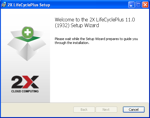 Installing 2X LifeCyclePlus Minimum Requirements You need to have Windows XP Service Pack 3 to be able to install 2X LifeCyclePlus on an XP workstation.
