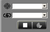 drag the middle dot Preset :choose preset from drop down list can control pt to the setting position.