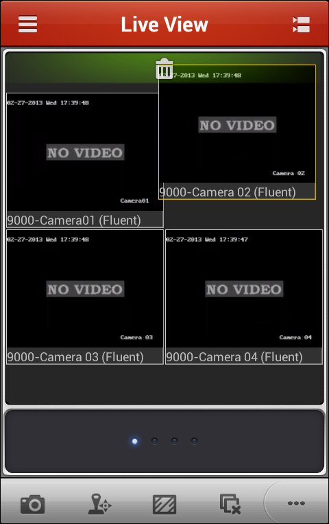 Stop Live View During the live view, you can click to stop live view of all cameras. Or you can perform the following steps to stop live view of the specific camera.