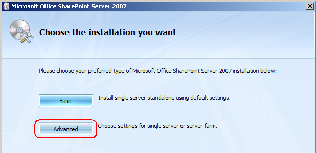 10 Step 5 Install SharePoint Server binaries on App1 and Web 1. From your slipstreamed SharePoint binary folder launch setup.exe and follow these steps to install the product.