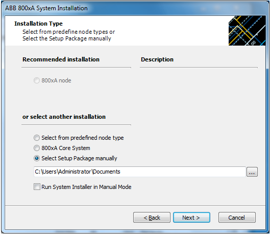 Section 5 System Installation Installation Type Installation Type 1. The Installation Type dialog box is shown in Figure 32.