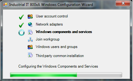 Section 5 System Installation Windows Configuration The Windows Configuration Tool displays the dialog box shown in Figure 33 
