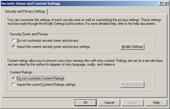 Group Policy Management Section 2 Prerequisites to open the Security Zones and Content Ratings dialog box (Figure 3). Figure 3. Security Zones and Content Ratings Dialog Box 8.