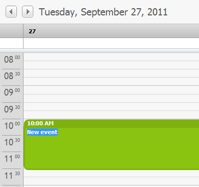 Working with Events Creating and editing events Events are the basic entries in your calendars. To create a new event in a calendar: On the calendar toolbar select New -> Event.