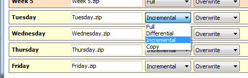 19 Full, incremental, differential, and copy backups with the Zip Engine 1.