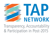 [LOGOS FOR ENDORSEMENT] TAP Network Response to the Post-2015 Zero Draft The Zero Draft of the Outcome Document for the Post-2015 Development Agenda represents a critical juncture in laying out a new
