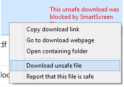 2. It is possible to get this warning message on older Internet Explorer. Click View downloads to show the download manager.