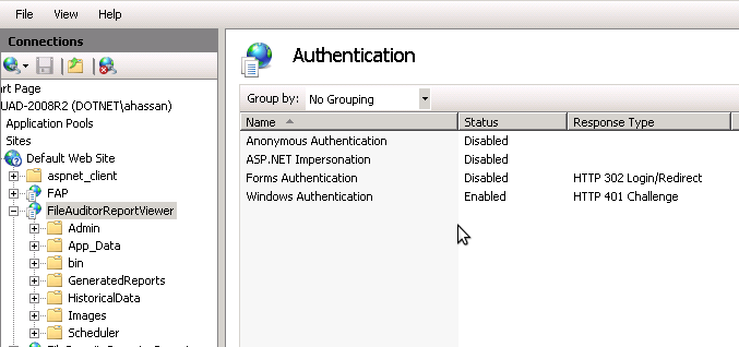 5. Disable all authentication methods except