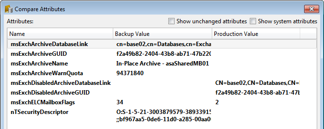 Explorer for AD New instant recovery of active directory items - Visibility into Active Directory 2003 (and higher) VM backups.
