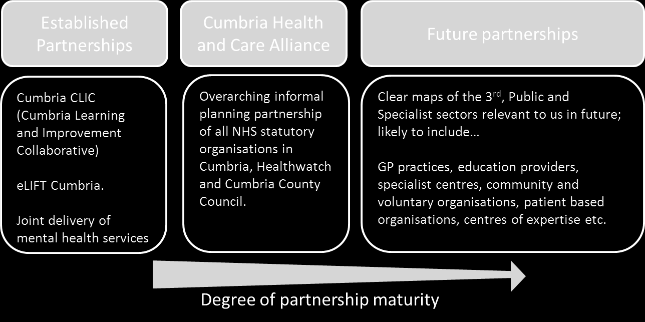 Partnership Plans Key to our strategy and five year plans are the partners we will need to have and the partnerships we will need to be active in.