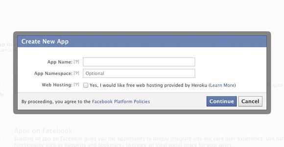 Setting up Facebook Application In order to link most of your items on Facebook, Facebook requires that you setup an application with them first.