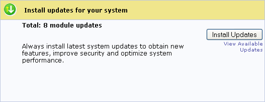Manual Update If the autoupdate feature is disabled (the Download Updates Automatically option is off fig. 5.2), you can update the system when you find it timely.