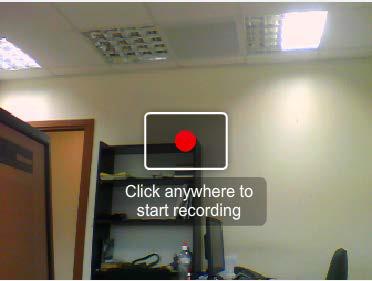 2 Record from a Webcam On the My Media page, click on the right of the page and choose button on the top In the Record from Webcam window, click Allow if you see a Flash player message like