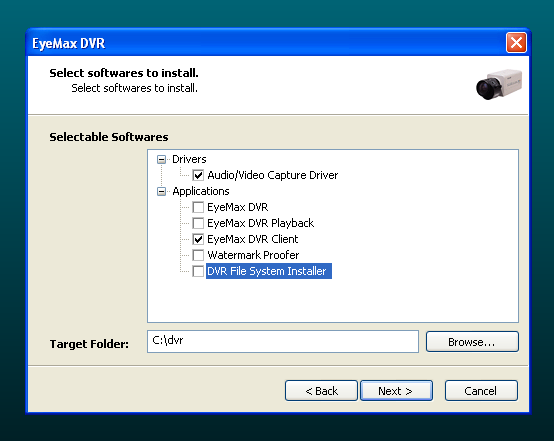 2. Installing Client Software. There is few ways to install Client Software on remote computer. You can use Eyemax installation CD.