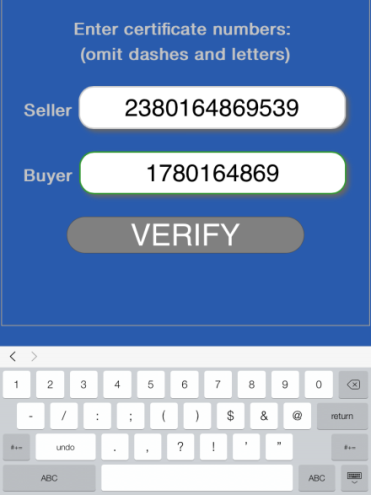 Seller - Enter your 13-digit Florida sales tax certificate number, without dashes, in the Seller field.