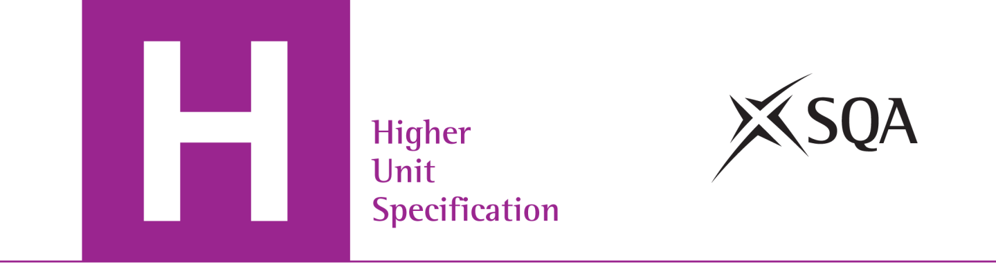 Preparing Financial Accounting Information (Higher) Unit SCQF: level 6 (6 SCQF credit points) Unit code: H1YP 76 Unit outline The general aim of this Unit is to allow learners to develop skills,