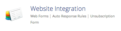 Sites & Forms This integration allows you to automatically push Zoho CRM sign up forms directly to your Google Site.