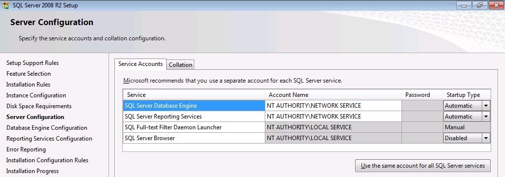 Connectus with G-Scribe Set Up Connectus SQL Server Backend Follow these steps to set up an SQL server backend. You must be logged in locally with a local administrator s domain account.