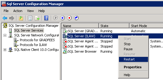 Adding Windows Firewall Exceptions If you are running Windows Firewall on the Server you will need to allow exceptions for the ilaw SQL database and ALS license server to be accessed from client PC s.