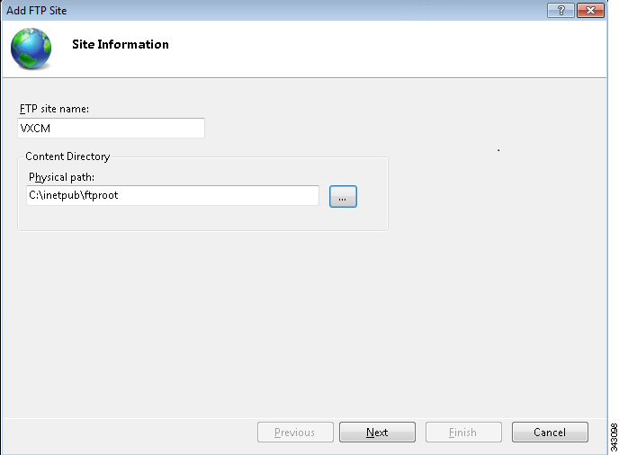 Appendix C How the Cisco VXC Manager Installs and Configures FTP Step 4 Keep the default value