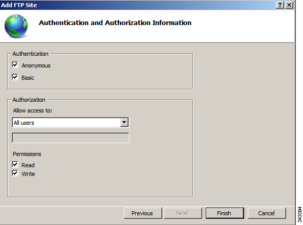 Step 5 Step 6 Check the Start FTP site automatically check box, change the SSL option to No