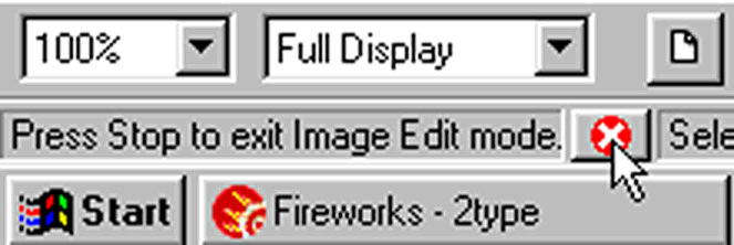 TWO SETS OF TOOLS IN ONE Fireworks has two basic modes Object mode and Image Edit mode: Object mode is where vector graphic creation and some image manipulation occurs, and Image Edit m o d e is