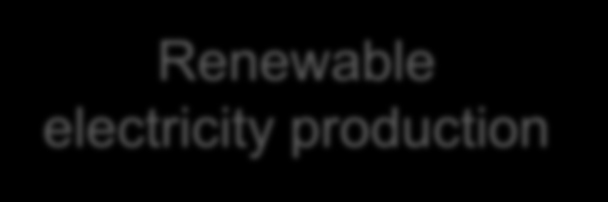 Calculation of the renewable share Renewable electricity production