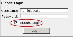 To connect in secure mode, enable SSL on the 2X ApplicationServer or enable SSL on IIS.