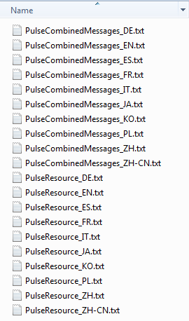 Pulse Secure Client Customization Developer Guide Resource catalog files hold the text that appears in Pulse message boxes.