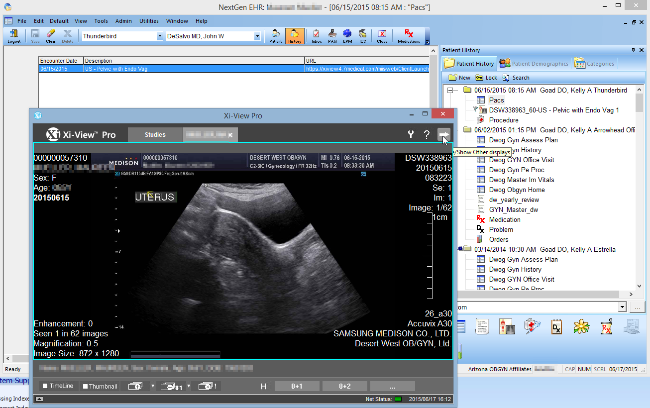 Integrating the Ultrasound Report into the EMR Figure 2.