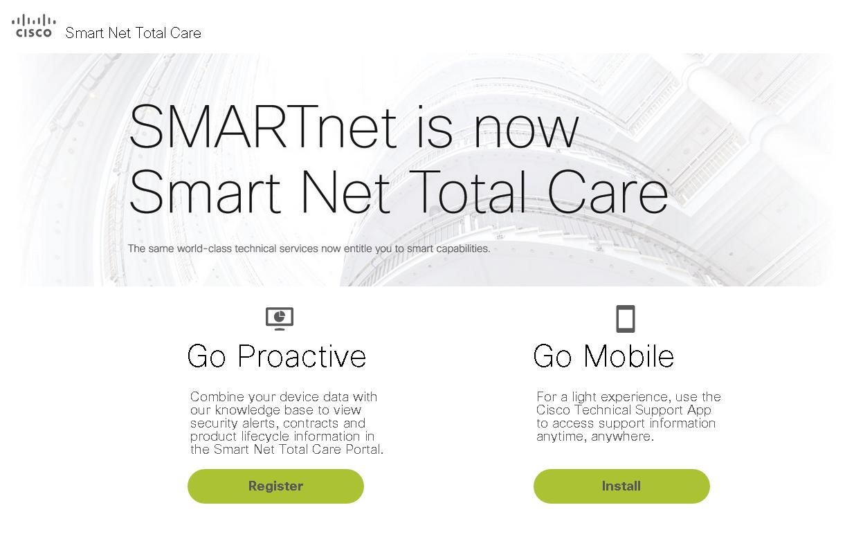 access to the Smart Net Total Care portal. It includes screenshots to illustrate what you will see at each step along the way. 1.
