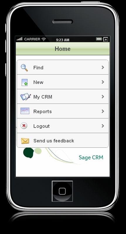 Overview Integration with Sage Back-Office Applications Working anytime, anywhere, any device Providing Sage CRM support can be for smartphones, accessed through tablets, the online Outlook &