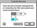 Creative Movement with the Draw Program Scaling This enables you to resize an object based on percentages of increase or decrease; it is a more precise way to resize. 1.