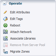 Ops Center Infrastructure Management Virtualization management Single UI console Full VM lifecycle management Create,