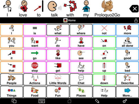 "Symbol-supported communication app to promote language development